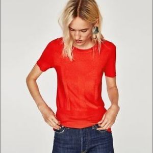 Zara knit top